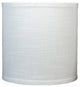 Classic Drum Linen Lamp Shade, Off White, 10"