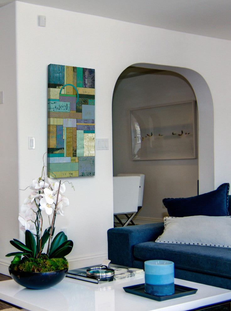 "Fossil Infusion I" Painting Print on Wrapped Canvas by Julie Joy