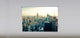 "New York Skyline in the Daytime" Artwork, 6' Shade, Partial Sheer, Right
