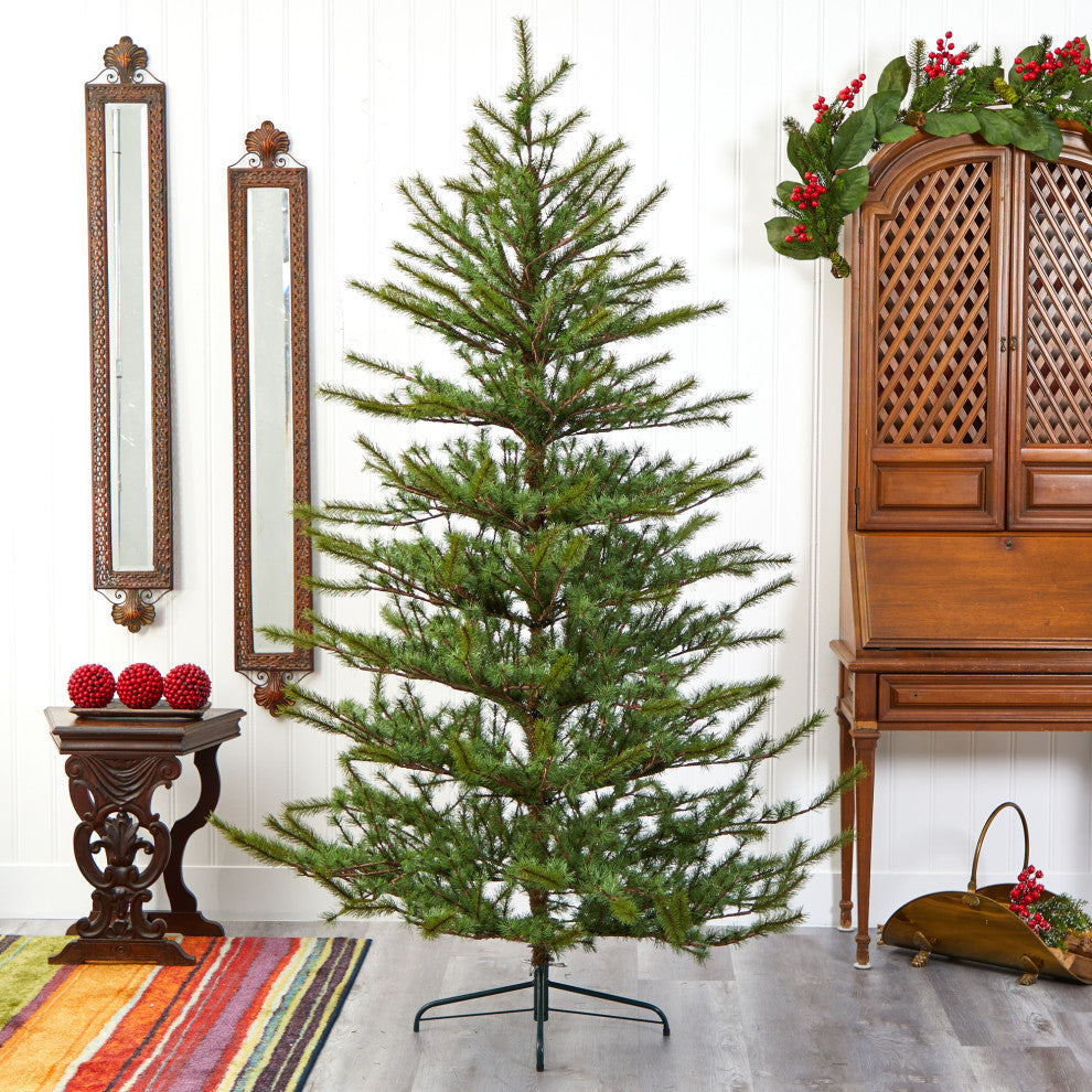 7' Vancouver Mountain Pine Artificial Christmas Tree With 374 Bendable Branches