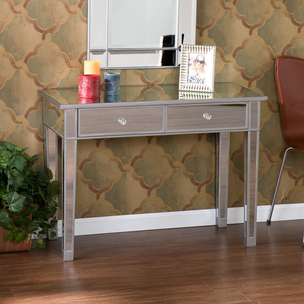 Paris Mirrored 2-Drawer Console Table