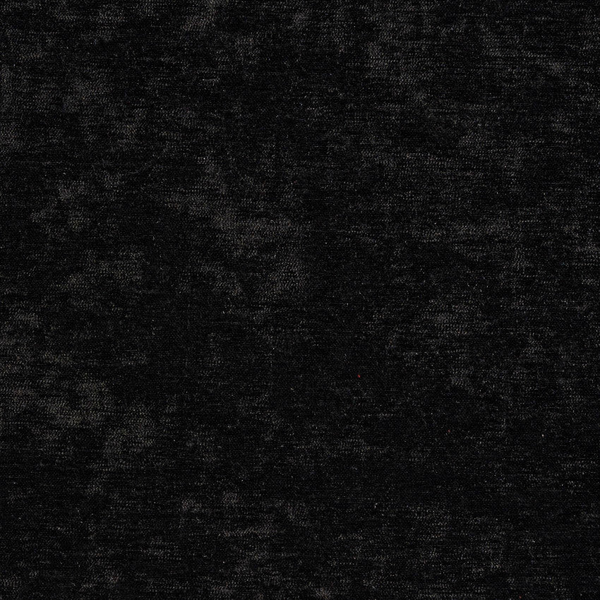 Black Solid Woven Velvet Upholstery Fabric By The Yard