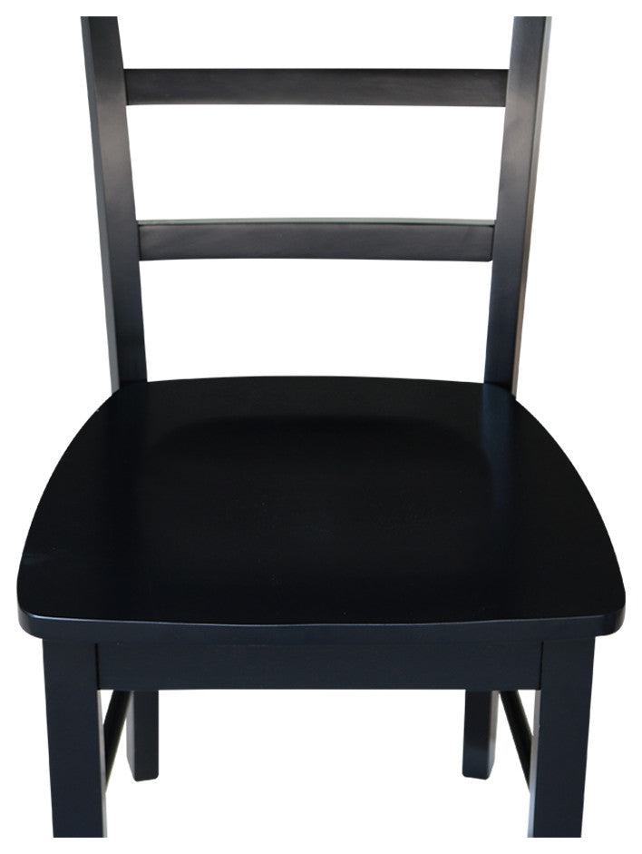 Set of Two Madrid Chairs, Black