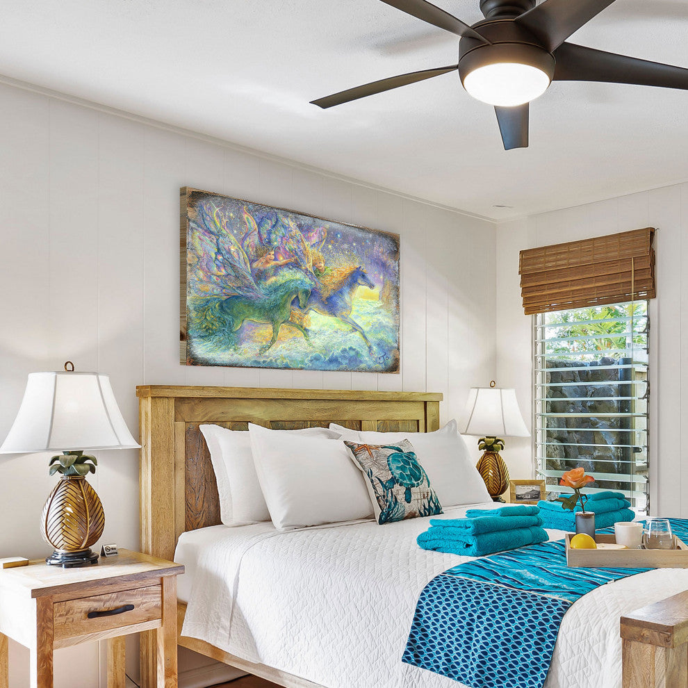 Race You to Fairy Land Wall and Table Top Wooden Decor, 12x9