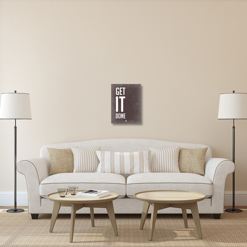 "Get It Done Poster Grey" Fine Art Print