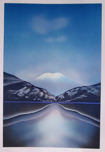 Irene Dedicova "The Mountain" Lithograph