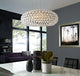 Modern Contemporary Living Dining Room 25" Ceiling Light Chandelier Clear