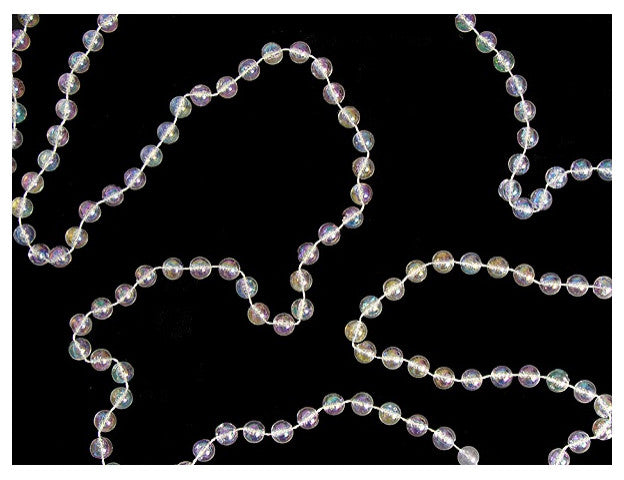 15' Classic Bead Garland, Iridescent Clear