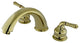 KB36X-P Roman Tub Faucet, Polished Brass
