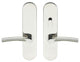 Phoenix Lever Tubular Passage With Privacy Bolt, Polished/Satin Stainless Steel