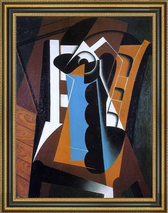 Juan Gris Still Life on a Chair Framed Premium Canvas Print, 18"x24"