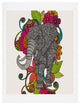 Deny Designs Valentina Ramos Ruby The Elephant Art Print