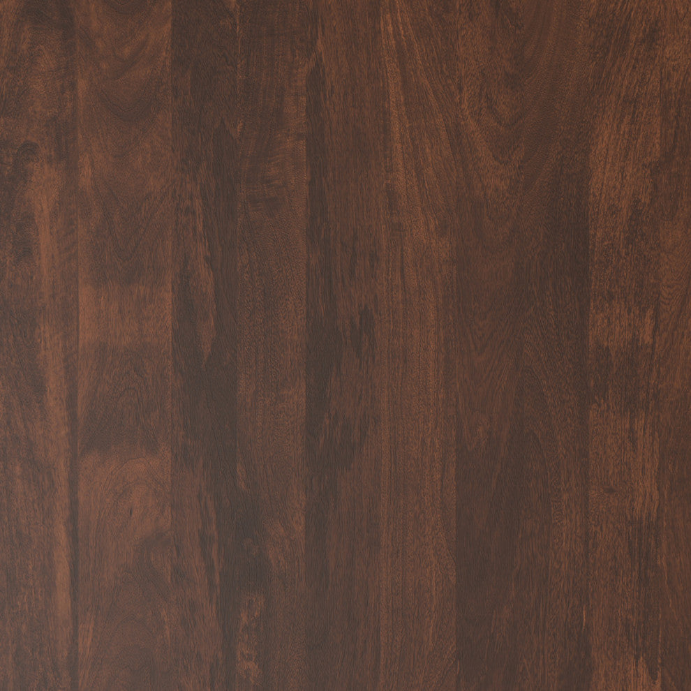 Turnbull Solid Mango Wood Coffee Table, Walnut