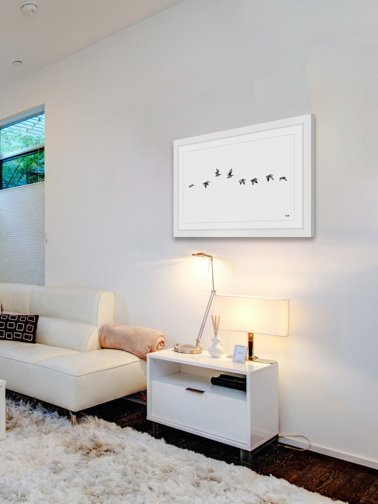 "The Squadron" Framed Print by Rachel Byler