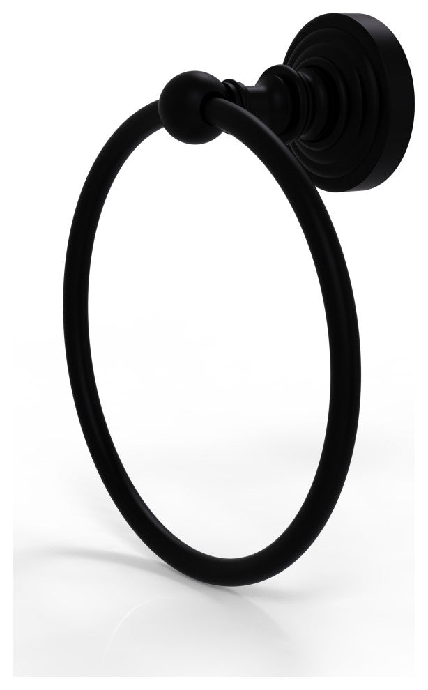 Waverly Place Towel Ring, Matte Black