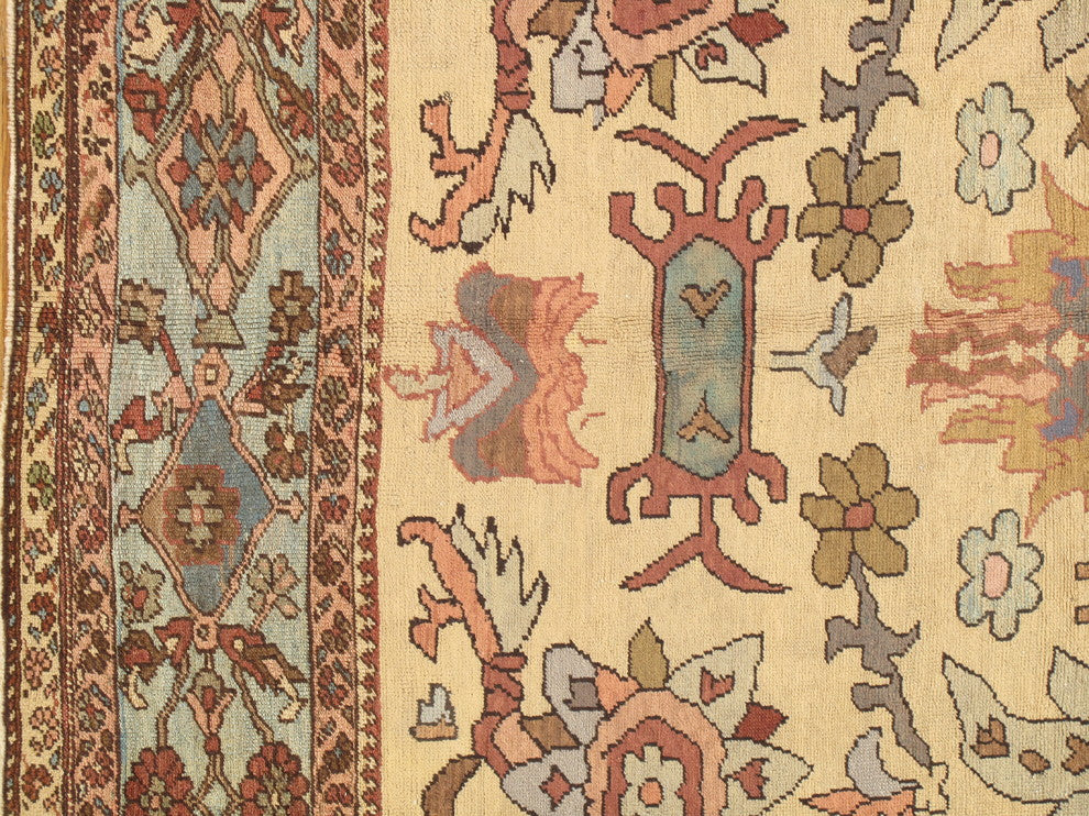 Consigned Serapi Carpet Rug, 8'8"x13'7"