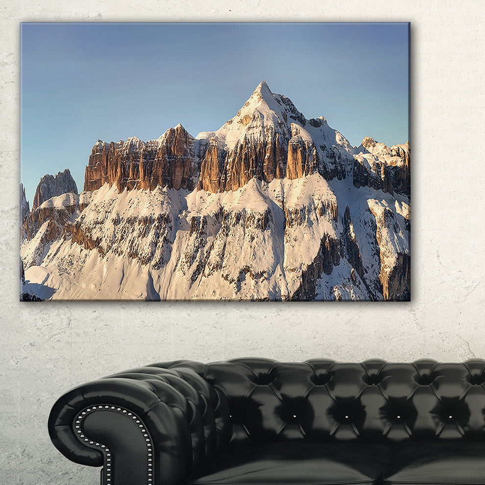 "Overcast Sky Over Italian Alps" Landscape Print Wall Artwork, 40"x30"