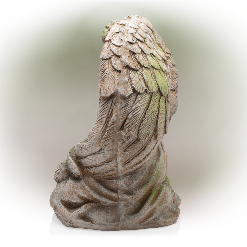 Alpine Old World Guardian Angel Statue, 19"