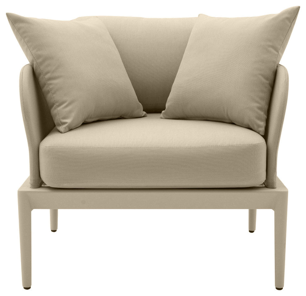 Kapri Outdoor Armchair, Taupe