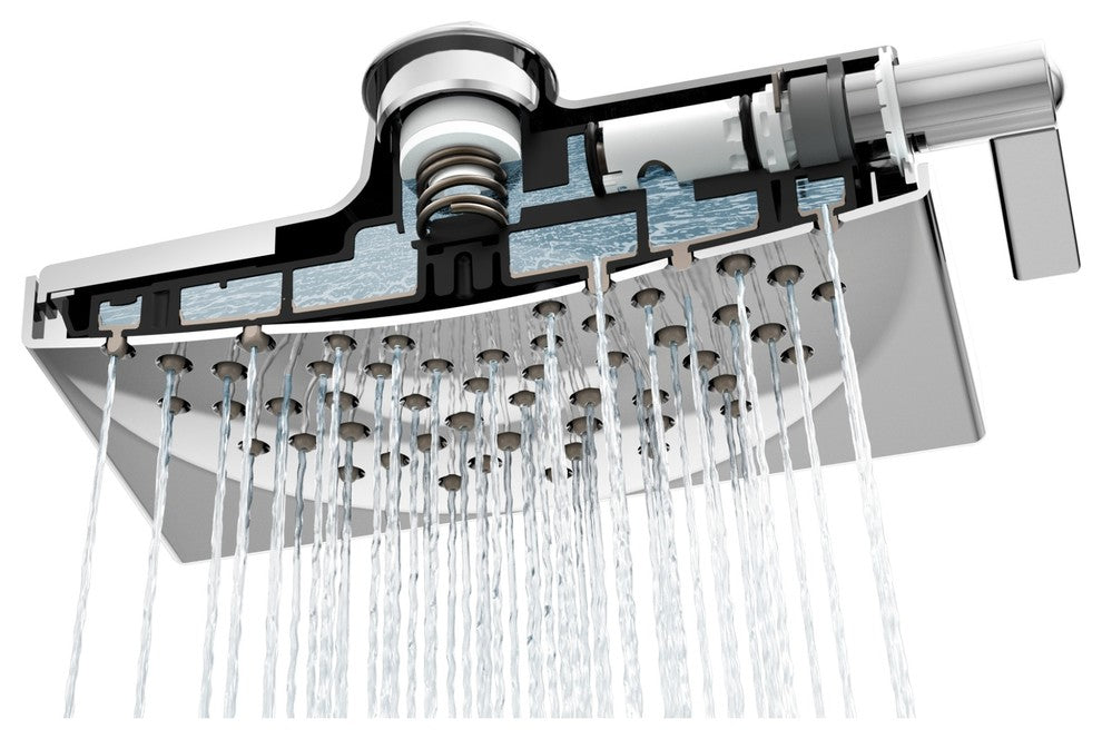 Moen Velocity 2.5 GPM Two-Function Spray Head Rainshower, Chrome