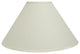 32204 Hardback Empire Shaped Spider Lamp Shade, Off White, 19" wide, 6"x19"x12"