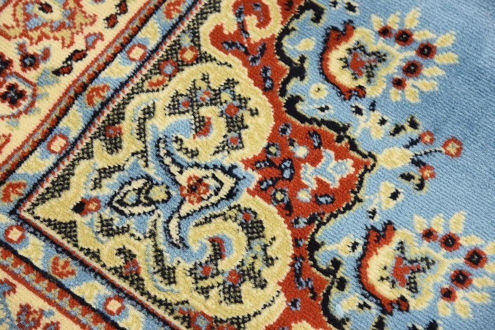 Unique Loom Light Blue Washington Reza 5' 0 x 8' 0 Area Rug