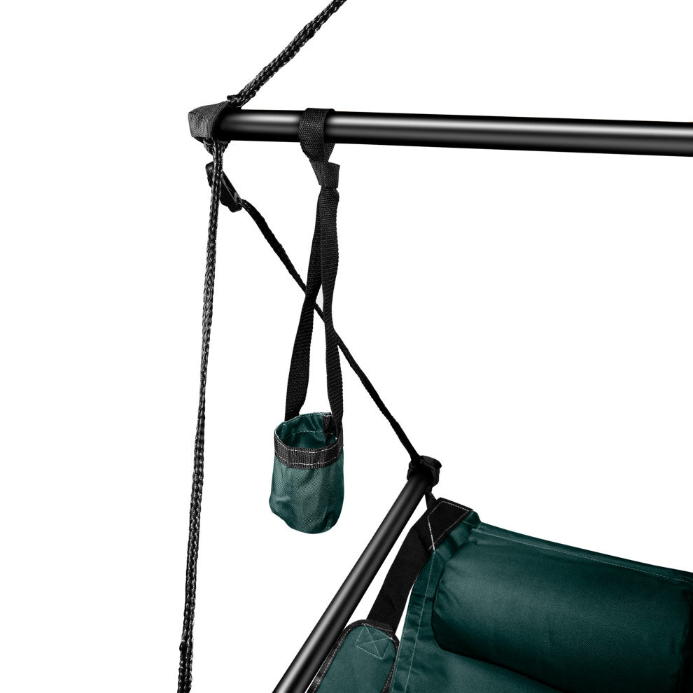 Hammaka Hammocks Original Hanging Air Chair, Hunter Green, Aluminum