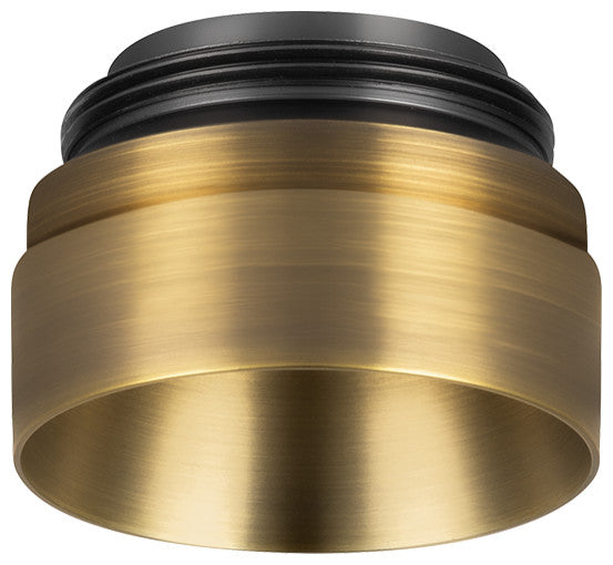 Bezel, Deep Regress Patina Brass2.75"Lx2.75"Wx1"H