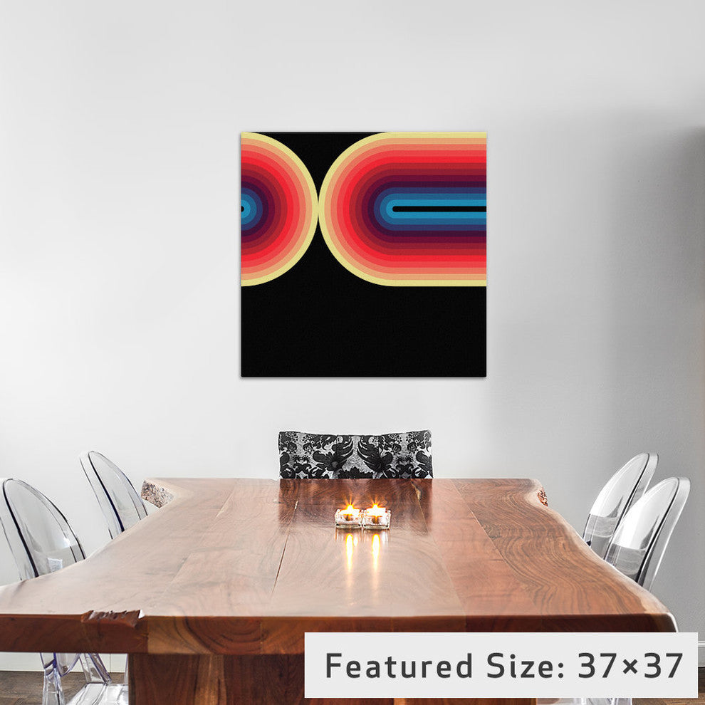 "Flow Dark III" by Greg Mably, 37x37x1.5