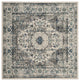Safavieh Couture Evoke EVK220 Rug, Ivory / Grey, 11' Square