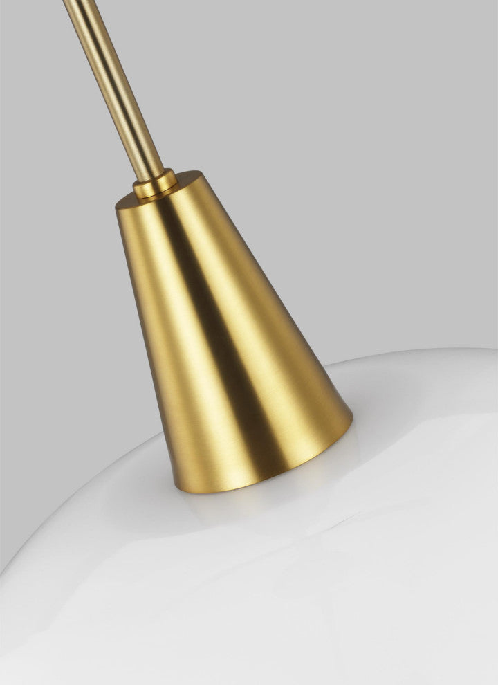 Rossie Pendant, Burnished Brass