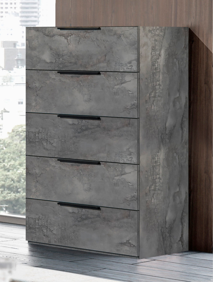 Nova Domus Ferrara Modern Volcano Oxide Grey Chest
