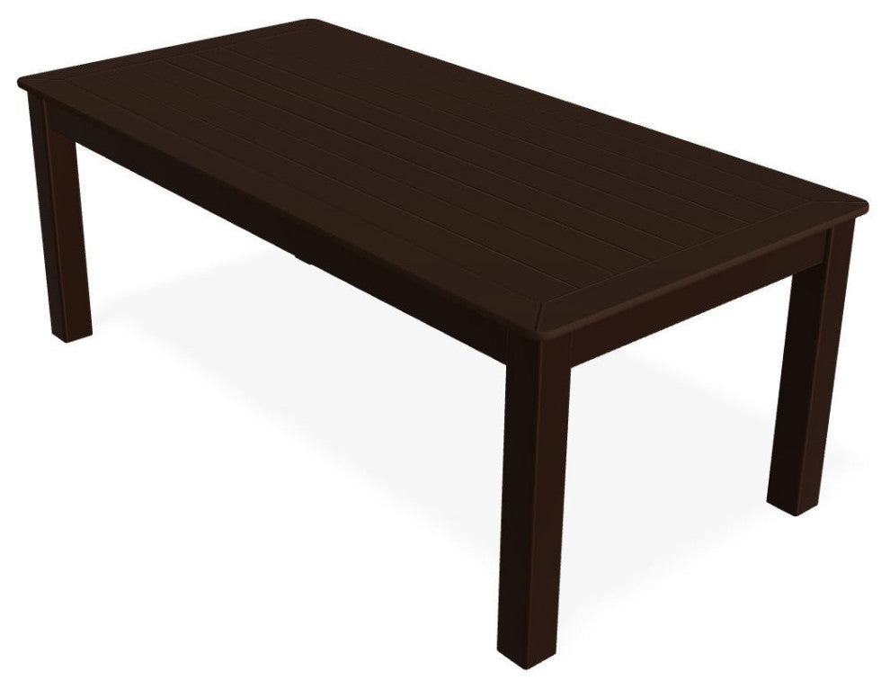 24" x 48" Marine Grade Outdoor Coffee Table, Kona