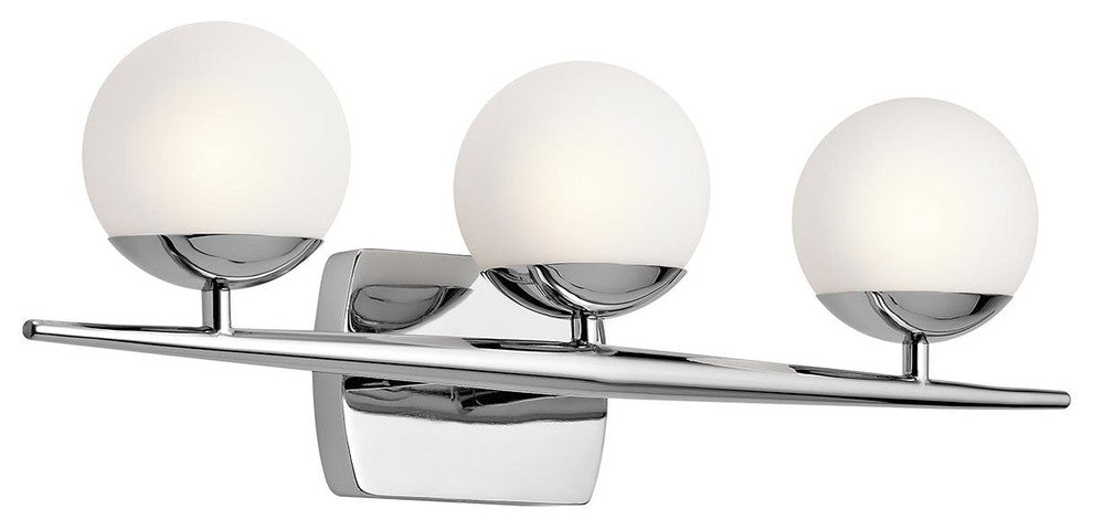 Bath 3-Light Halogen, Chrome