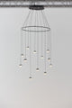 Dora 12 Light Pendant With Ring, Chrome