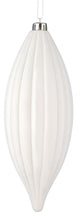 8" White Matte Line Finial, 4 per Bag