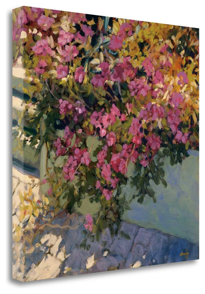 "Steps And Summer Flowers" By Philip Craig, Giclee Print on Gallery Wrap Canvas