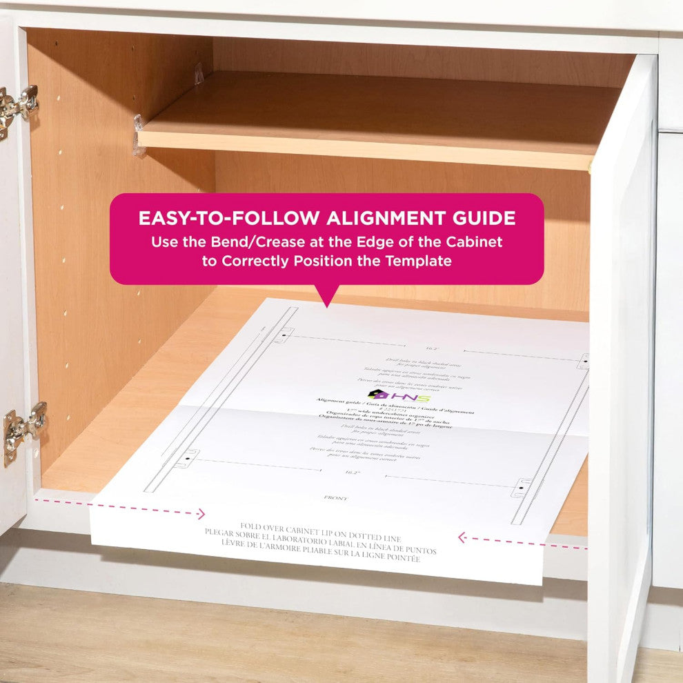 TARTO Heavy-Duty Pull Out Cabinet Organizer - Pantry Drawer Slide Out Caddy, 17"x21"