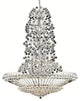 Elegant Sirius Foyer Hall Light, Chrome Finish With Royal Cut Crystal
