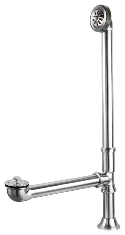 Kingston Brass Brass Claw Foot Tub Drain, Polished Chrome