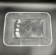 CastelloUSA Charlie 18" Tempered Glass Crystal Rectangular Bathroom Sink, Clear