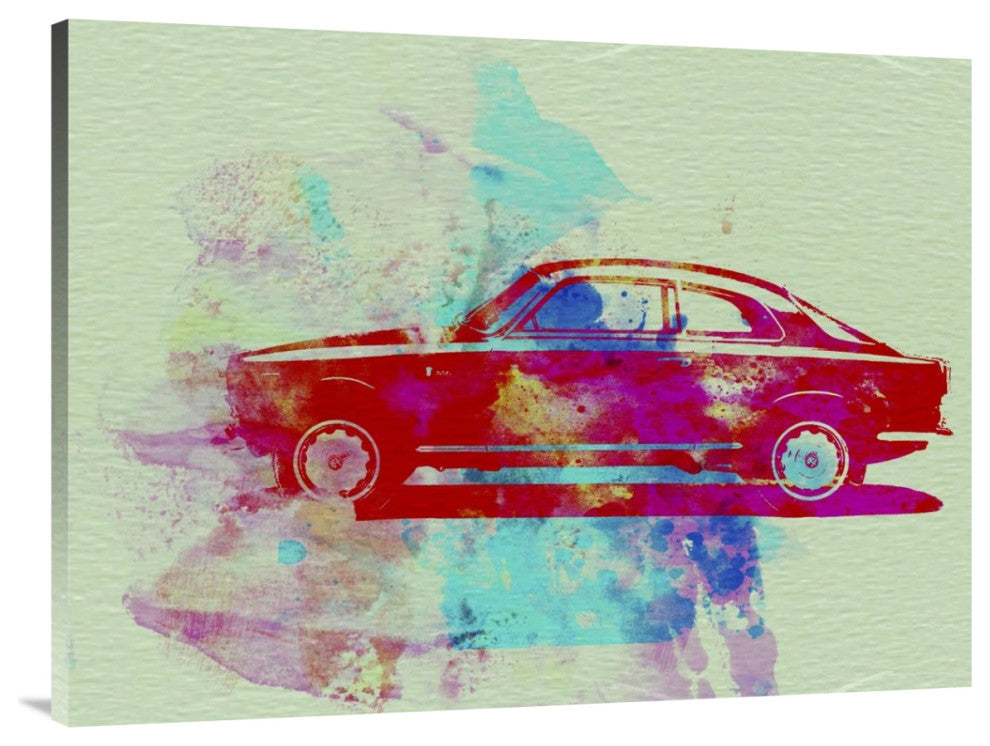 "Alfa Romeo Watercolor 2" Fine Art Print
