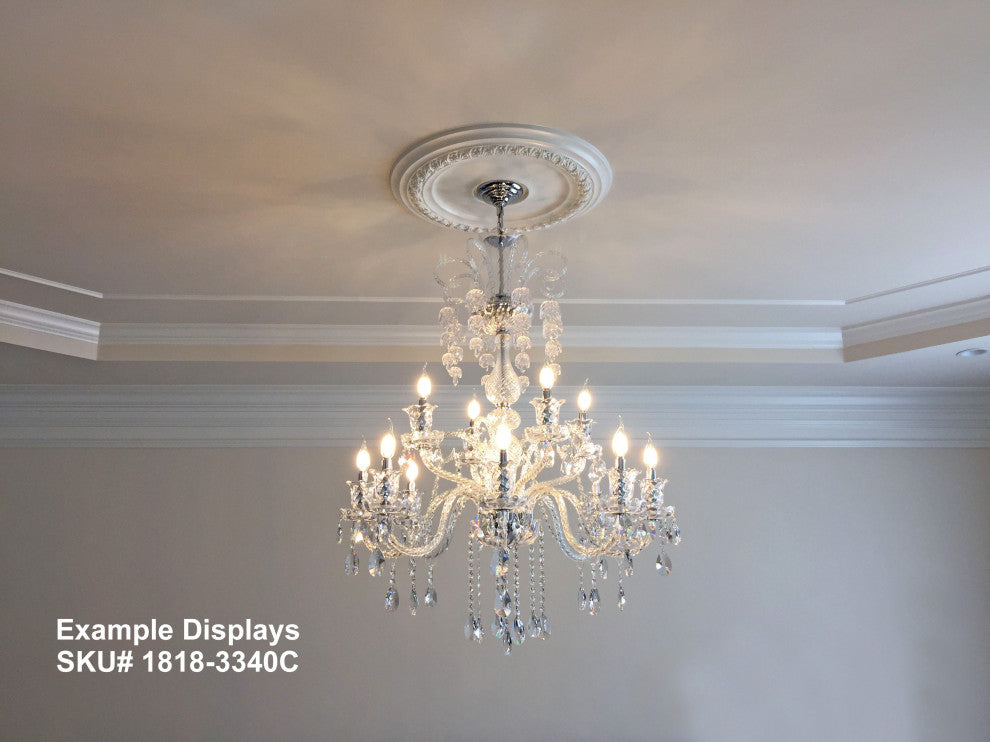 Artistry Lighting Elizabeth Collection Crystal Chandelier 33x40, Gold