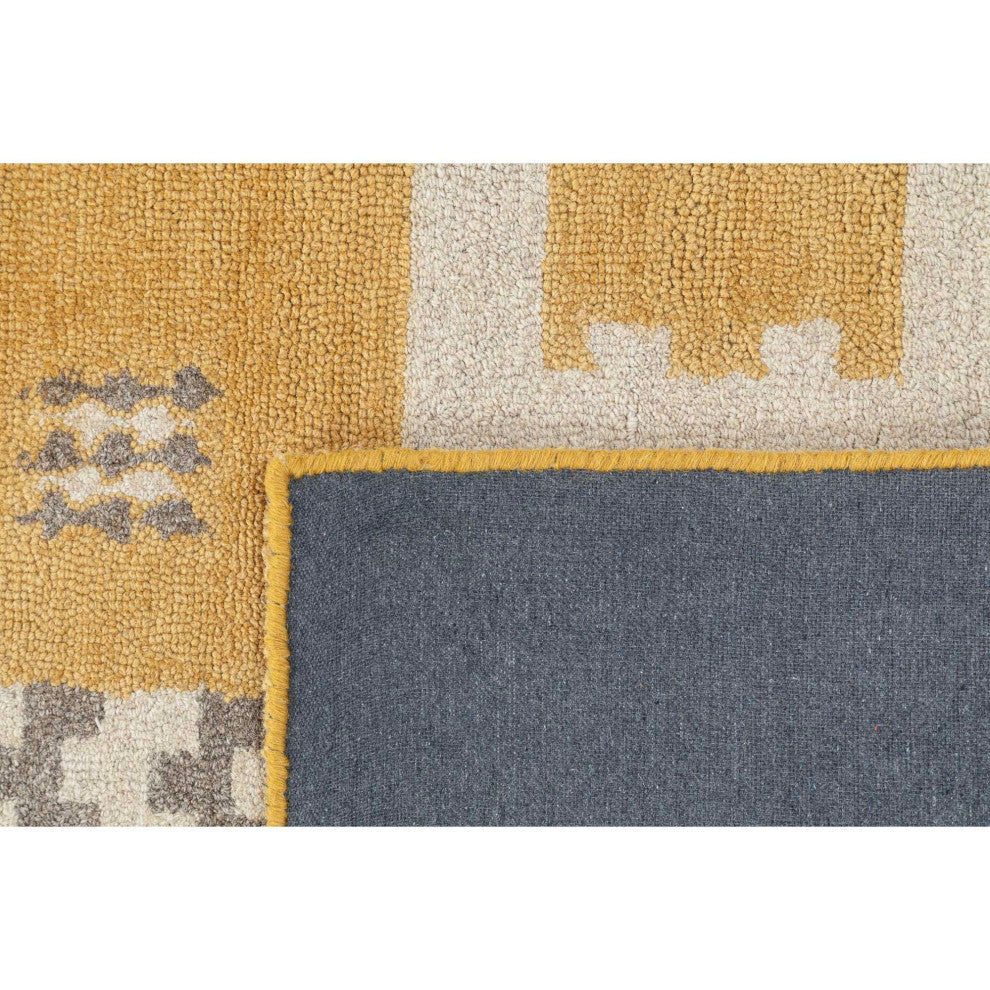 Freya Freya Area Rug, Gold, 5'x8'