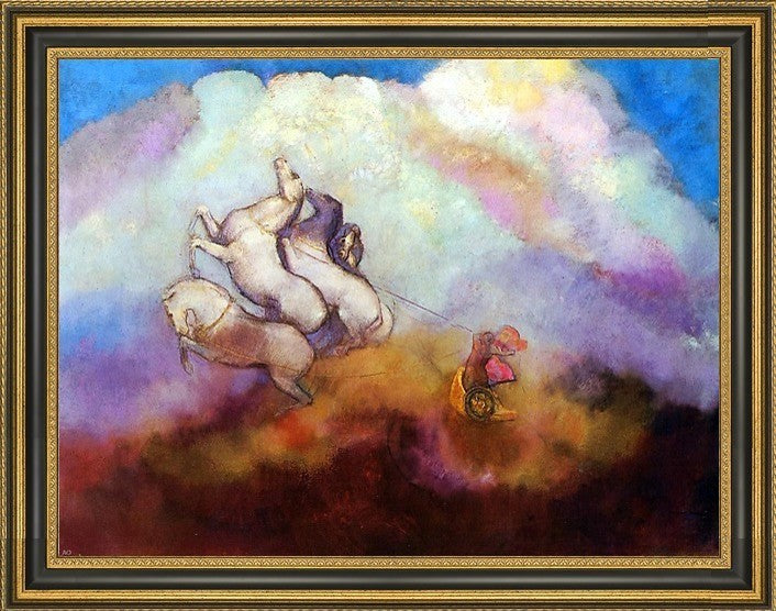 Odilon Redon Pantheon Framed Premium Canvas Print, 18"x24"