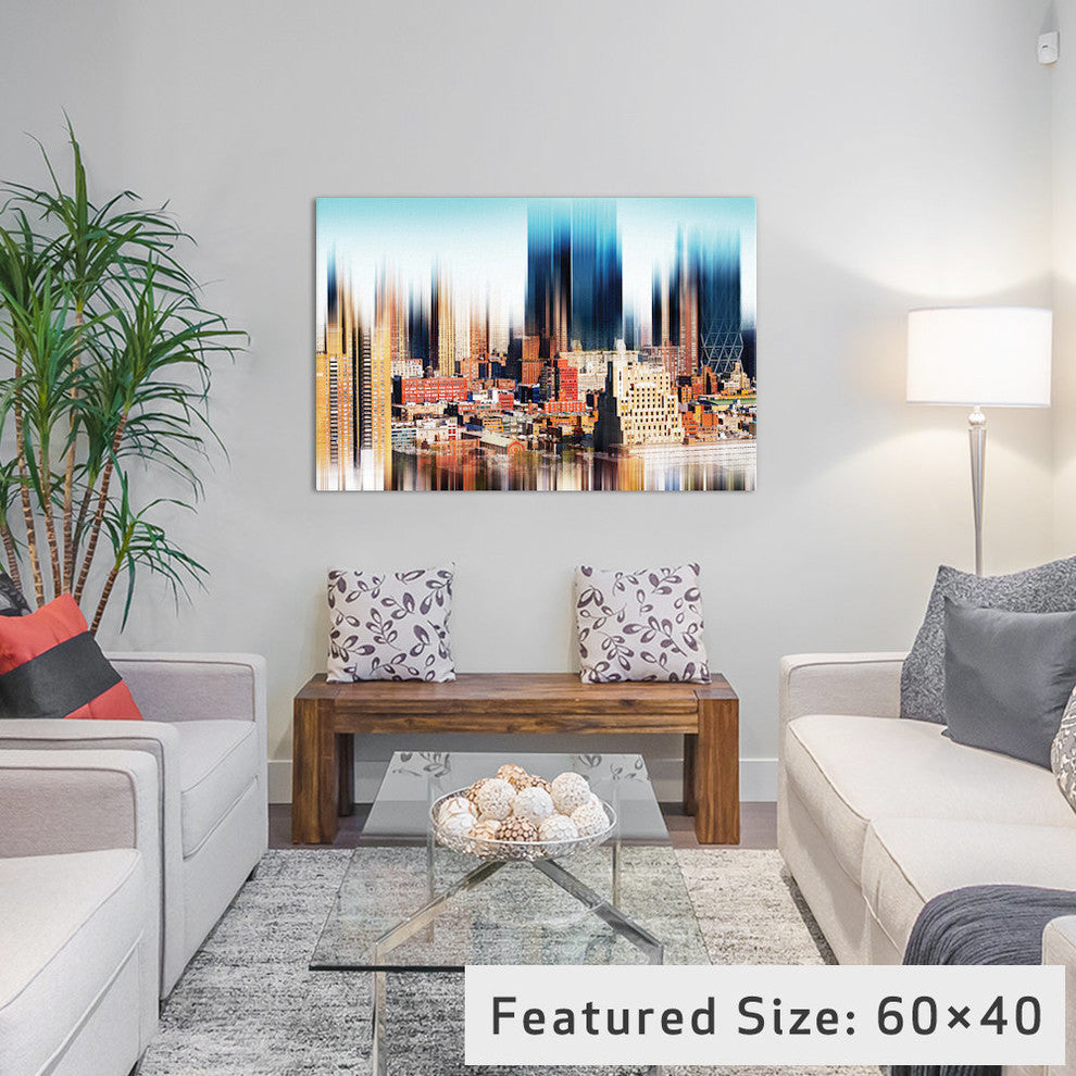 "Urban Stretch Midtown Manhattan" by Philippe Hugonnard, 18x12x1.5, 1-Piece