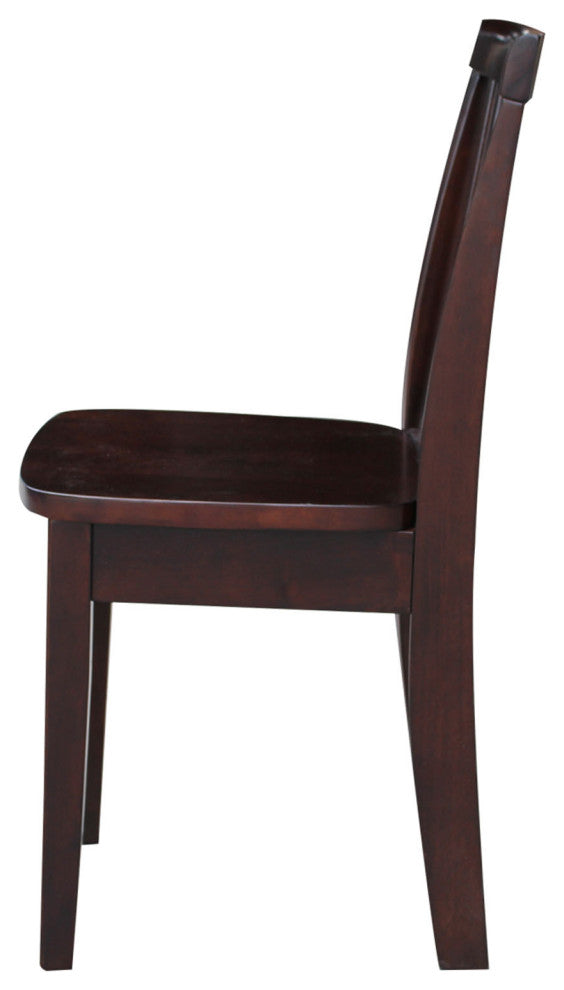 Set of Two Mission Juvenile Chairs, Rich Mocha