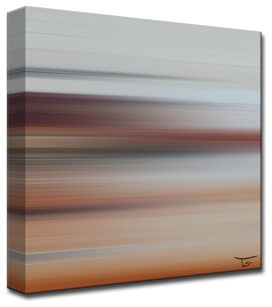 Ready2Hangart  'Blur Stripes Llxix' By Tristan Scott Canvas Art , 12" Hx12