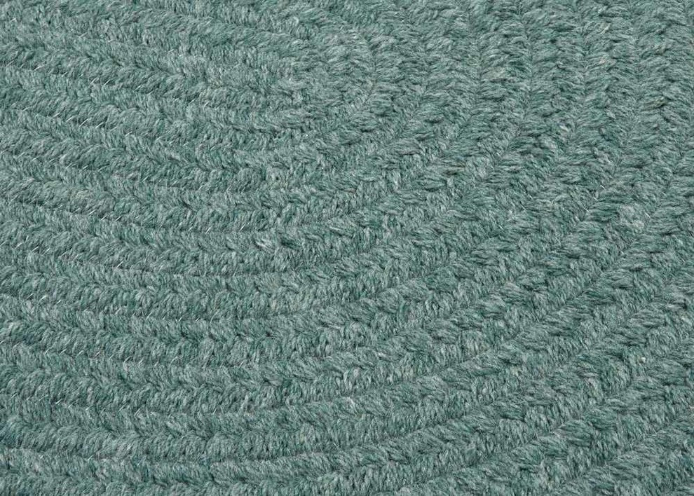 Colonial Mills Bristol WL27 Teal Traditional Area Rug, Round 10'x10'