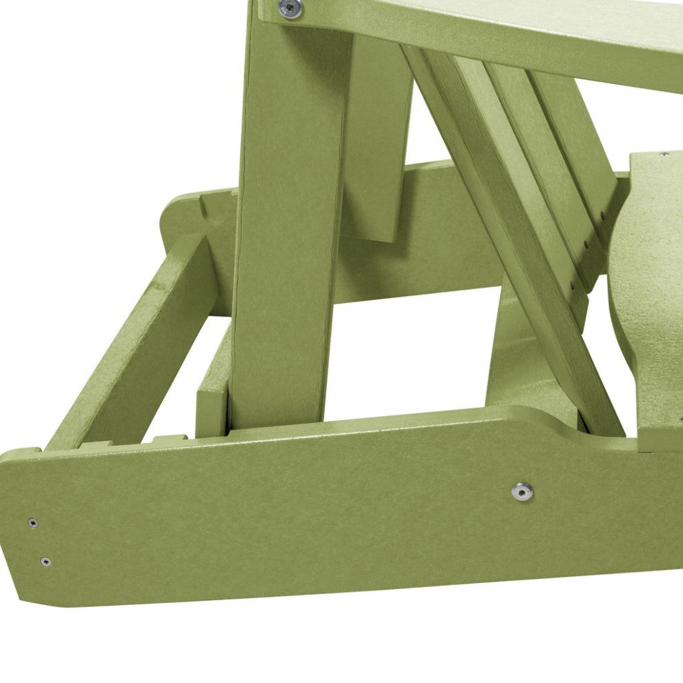 Cape Folding and Reclining Adirondack Chair, Palm Green
